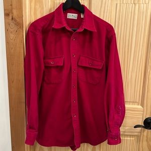 L.L. Bean Chamois Cloth Shirt Men’s Regular Size 16